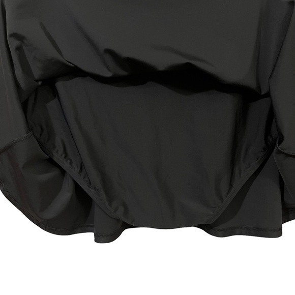 Swimsuits For All Black Full Swim Skirt Sz 14 Built In Brief Pull On Modest - Picture 4 of 7